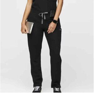 Figs Technical Collection Womens Livingston Scrub Pants Black Size XXL